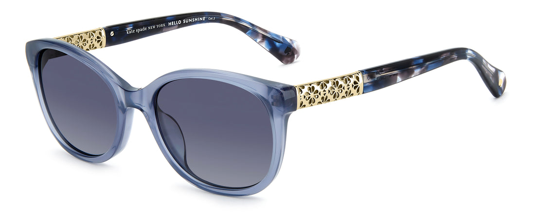 Sunglasses kate spade ks geneva 2/g/s pjp 9o azul oval femenino size 53mm - Main view