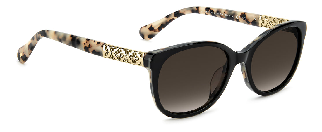 Sunglasses kate spade ks geneva 2/g/s wr7 ha negro oval femenino size 53mm - Detailed view