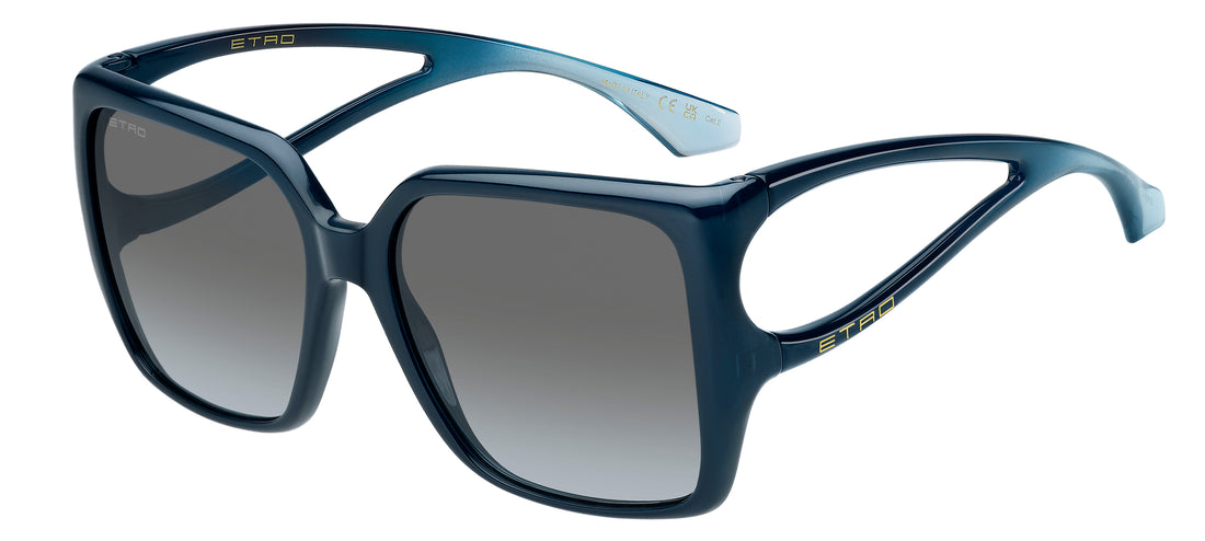 Sunglasses etro 0142/s zi9 gb verde square femenino size 58mm - Main view