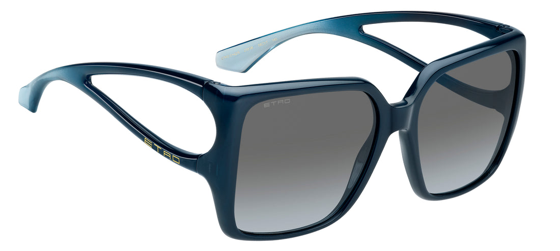Sunglasses etro 0142/s zi9 gb verde square femenino size 58mm - Detailed view