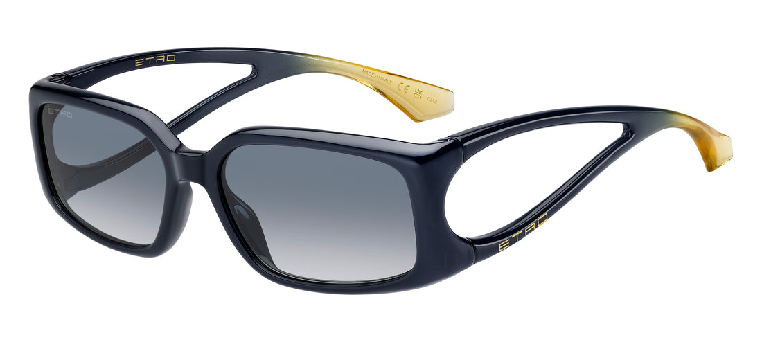 Sunglasses etrozephyr gwi 08 azul rectangular femenino size 56mm - Main view