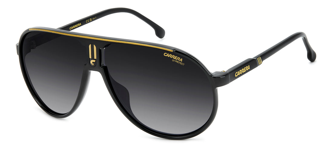 Sunglasses carrera champion/s 2m2 9o negro pilot unisex size 62mm - Main view