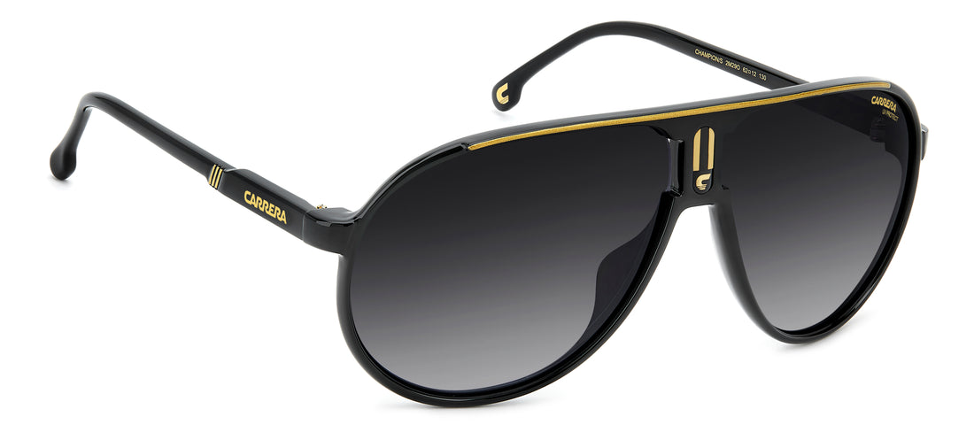 Sunglasses carrera champion/s 2m2 9o negro pilot unisex size 62mm - Detailed view
