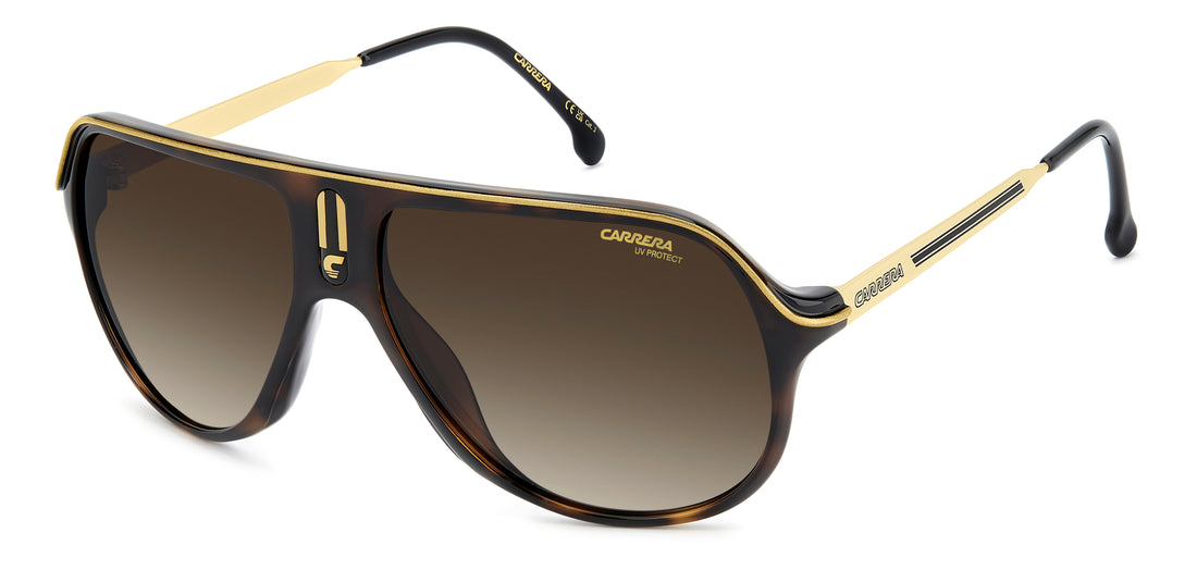 Sunglasses carrera safari/s 086 ha havana rectangular unisex size 62mm - Main view