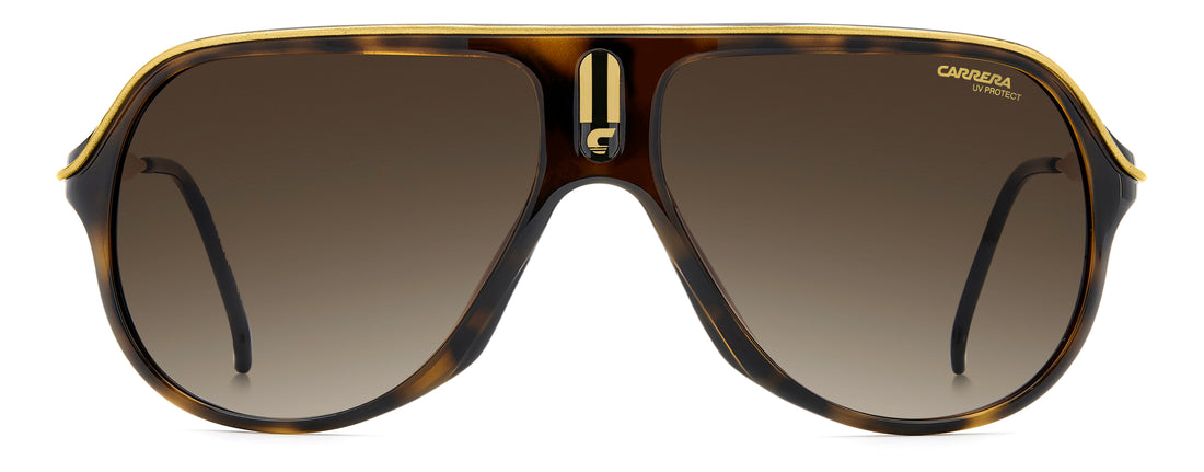 Sunglasses carrera safari/s 086 ha havana rectangular unisex size 62mm - Detailed view