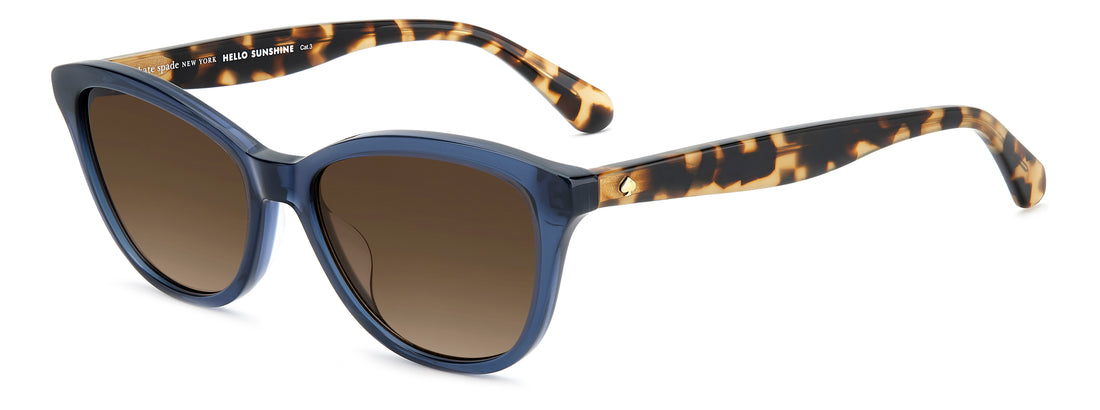 Sunglasses kate spade ks tayla 2/s pjp ha azul rectangular femenino size 55mm - Main view
