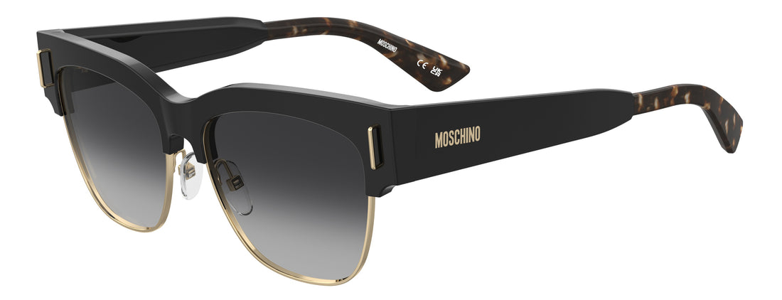 Sunglasses moschino mos217/s wr7 9o negro rectangular femenino size 56mm - Main view