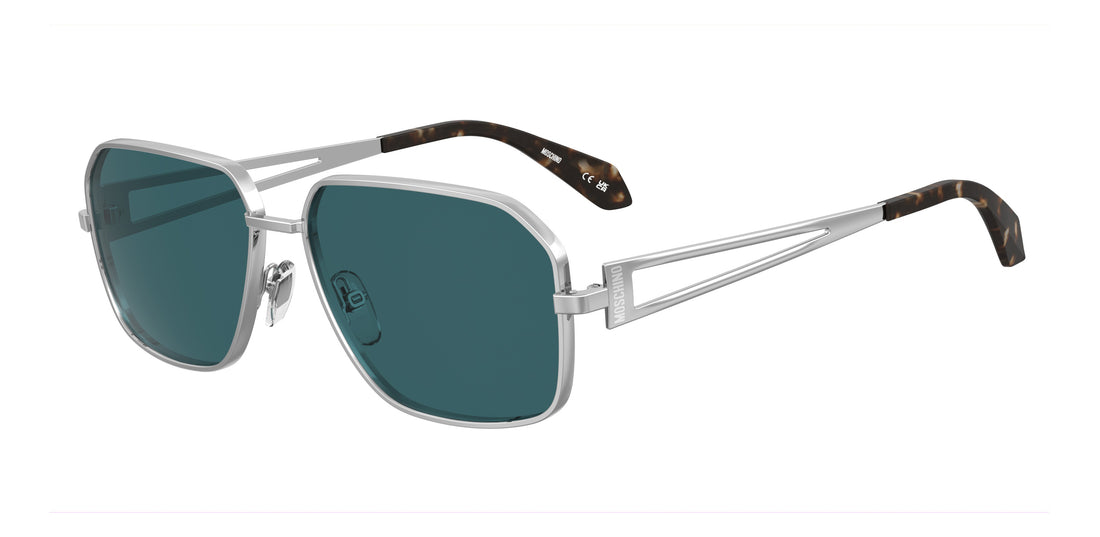Sunglasses moschino mos219/s 010 ku plateado rectangular unisex size 59mm - Main view