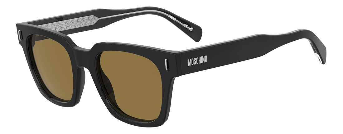 Sunglasses moschino mos220/s 807 70 negro rectangular unisex size 51mm - Main view