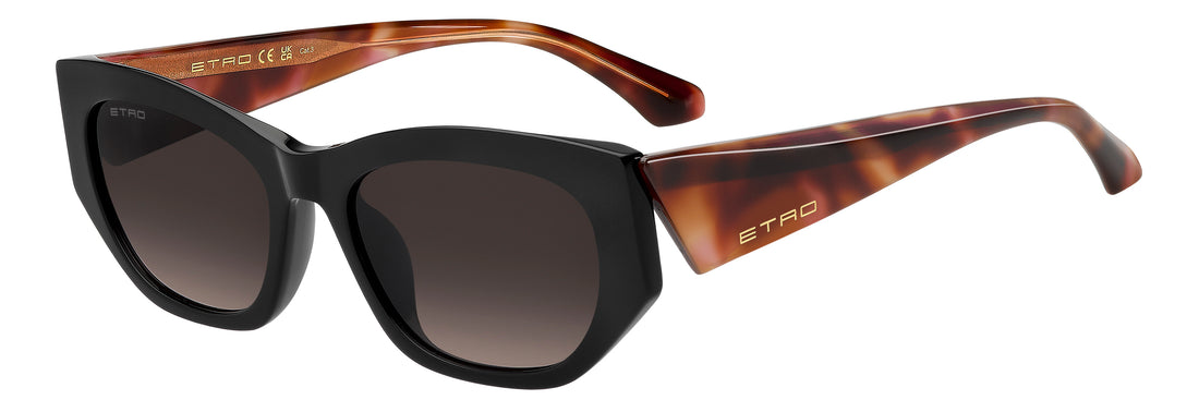 Solbriller etro 0144/g/s 2tb ha negro rectangular femenino størrelse 54mm - Hovedvisning