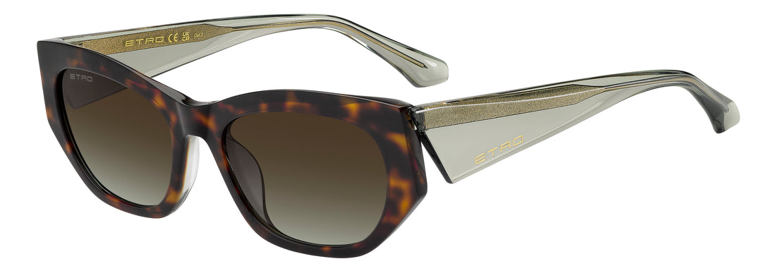 Solbriller etro 0144/g/s phw ha havana rectangular femenino størrelse 54mm - Hovedvisning