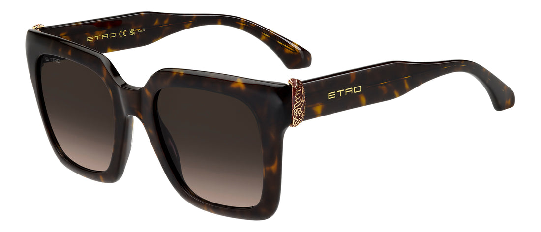 Solbriller etro 0157/s 086 ha havana square femenino størrelse 52mm - Hovedvisning
