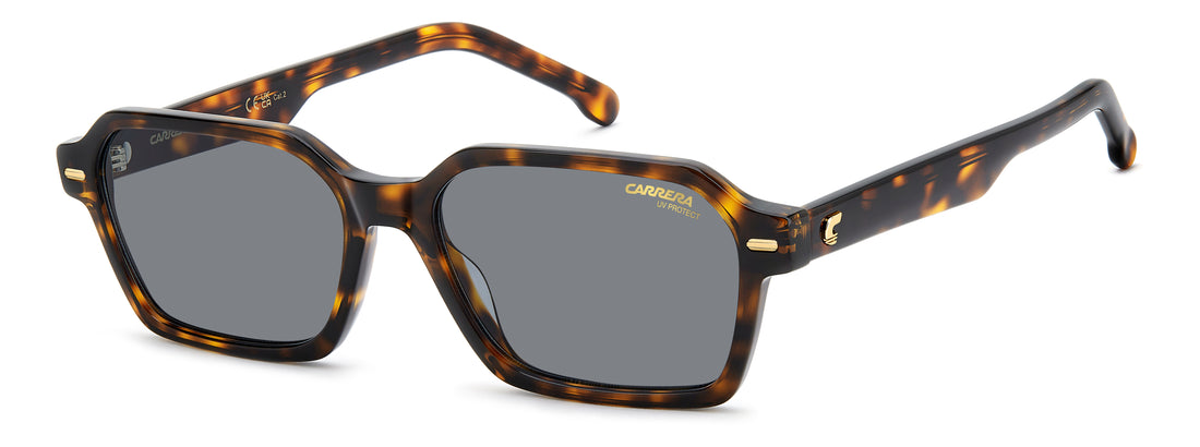 Solbriller carrera 3114/s wr9 ir marron rectangular femenino størrelse 54mm - Hovedvisning