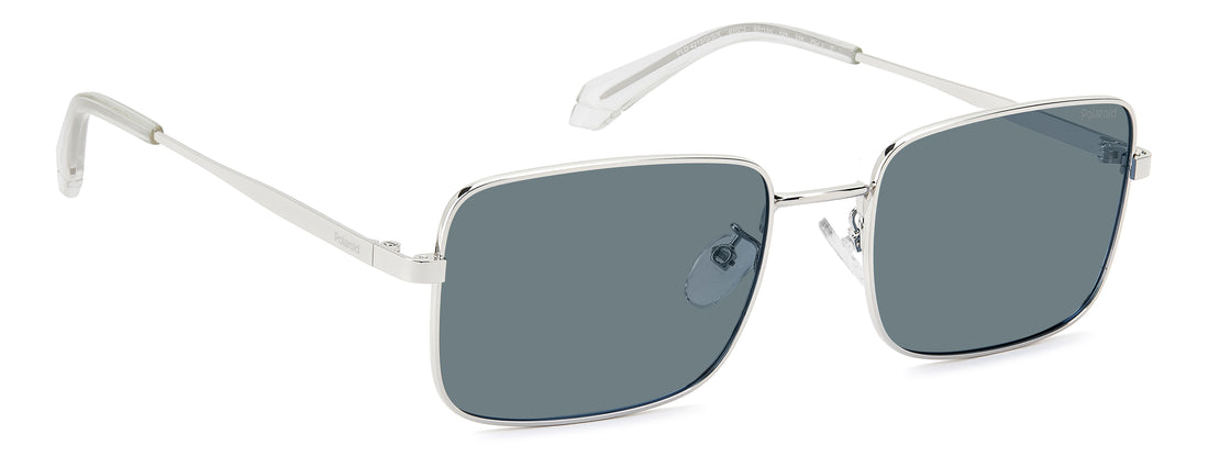 Sonnenbrillen polaroid pld 4213/g/s/x 010 c3 plateado square masculino größe 57mm - Detailansicht