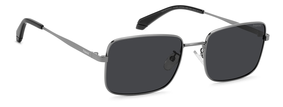 Sonnenbrillen polaroid pld 4213/g/s/x kj1 m9 plateado square masculino größe 57mm - Detailansicht