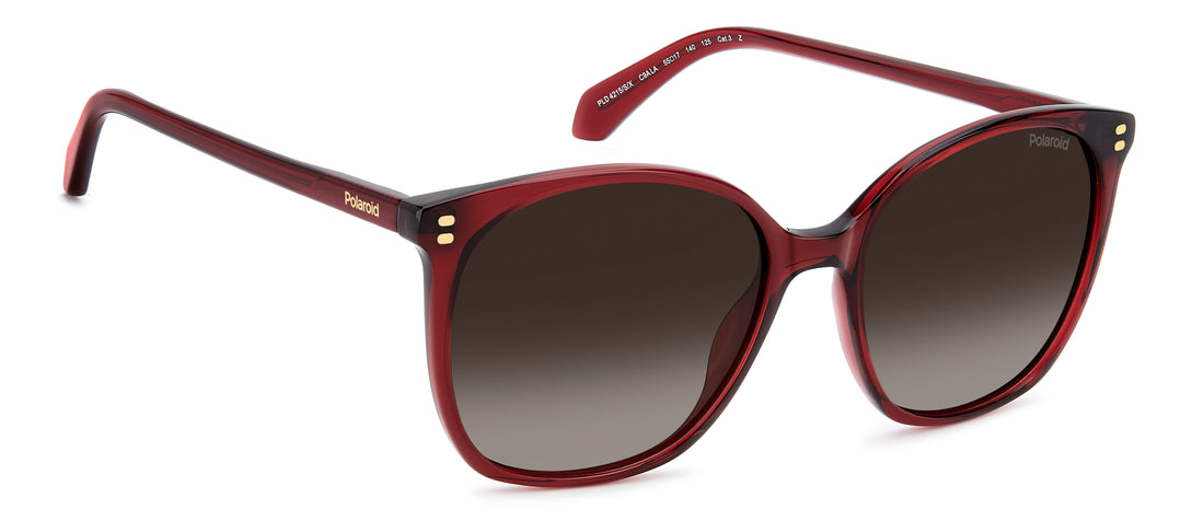 Lunettes de soleil polaroid pld 4215/s/x c9a la rojo square femenino taille 55mm - Vue détaillée