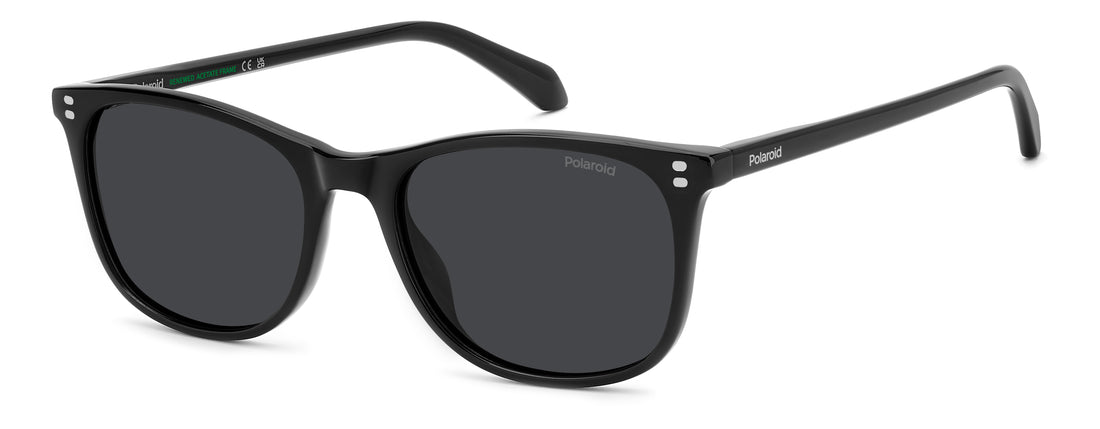 Lunettes de soleil polaroid pld 4216/s/x 807 m9 negro rectangular masculino taille 55mm - Vue principale