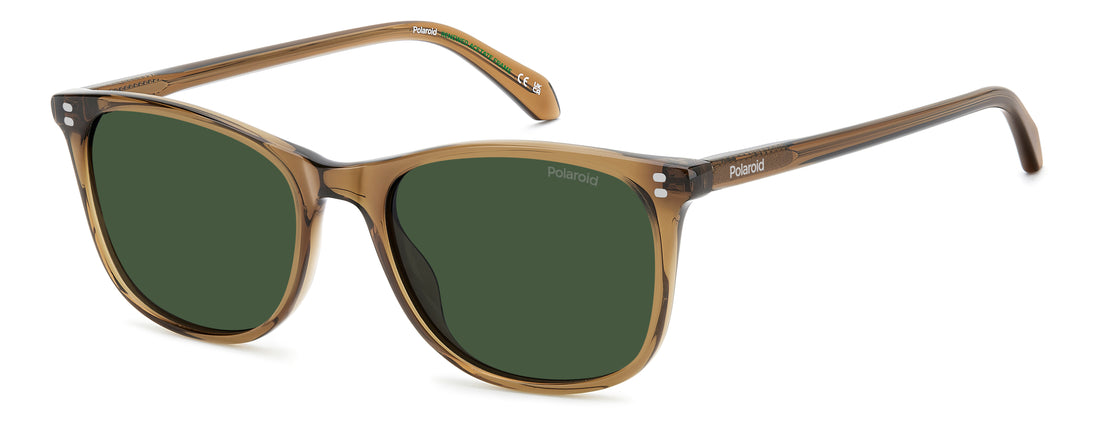 Lunettes de soleil polaroid pld 4216/s/x ham uc beige rectangular masculino taille 55mm - Vue principale