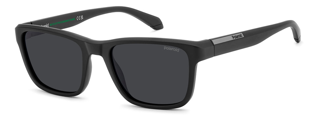 Óculos de sol polaroid pld 2174/s 003 m9 negro rectangular masculino tamanho 54mm - Vista principal