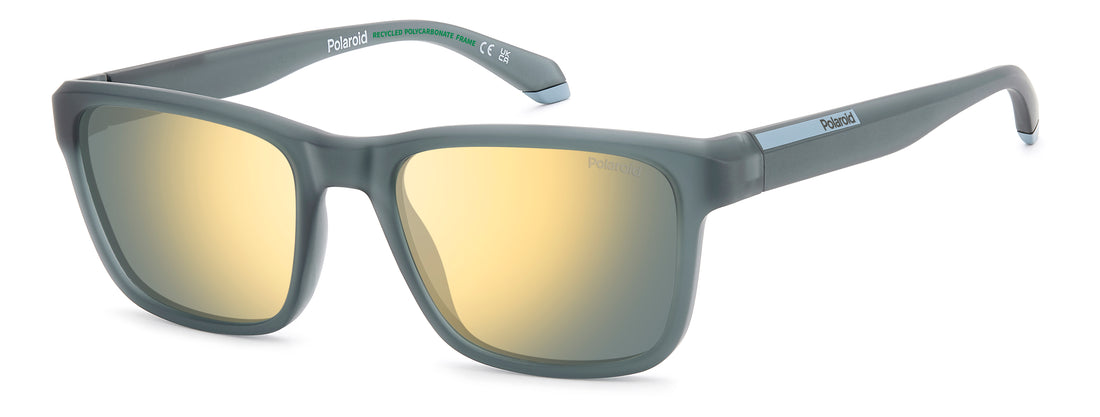 Óculos de sol polaroid pld 2174/s riw lm gris rectangular masculino tamanho 54mm - Vista principal