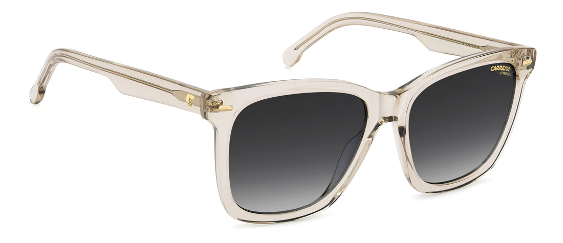 Solbriller carrera 3113/s 10a 9o beige square femenino størrelse 56mm - Detaljeret visning
