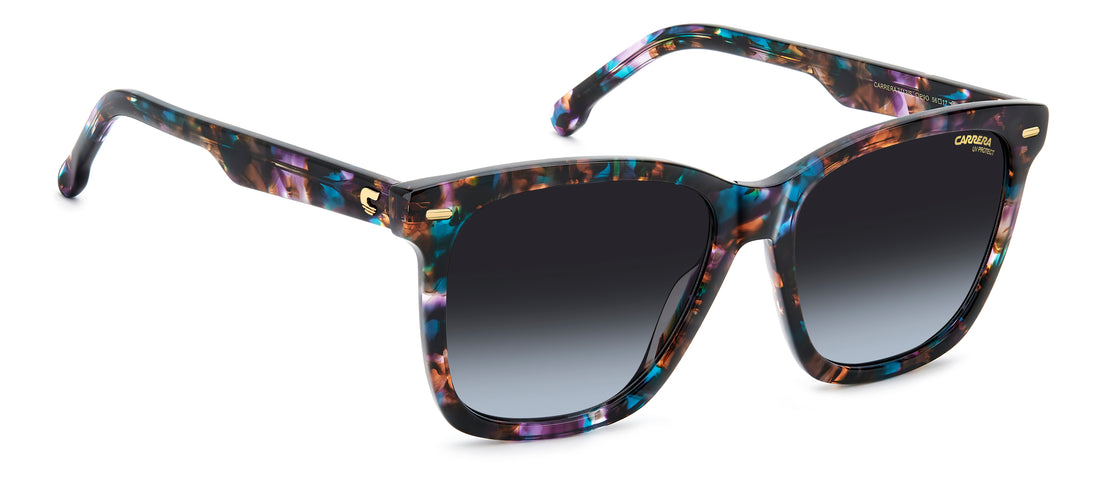 Solbriller carrera 3113/s 1jp 9o violeta square femenino størrelse 56mm - Detaljeret visning