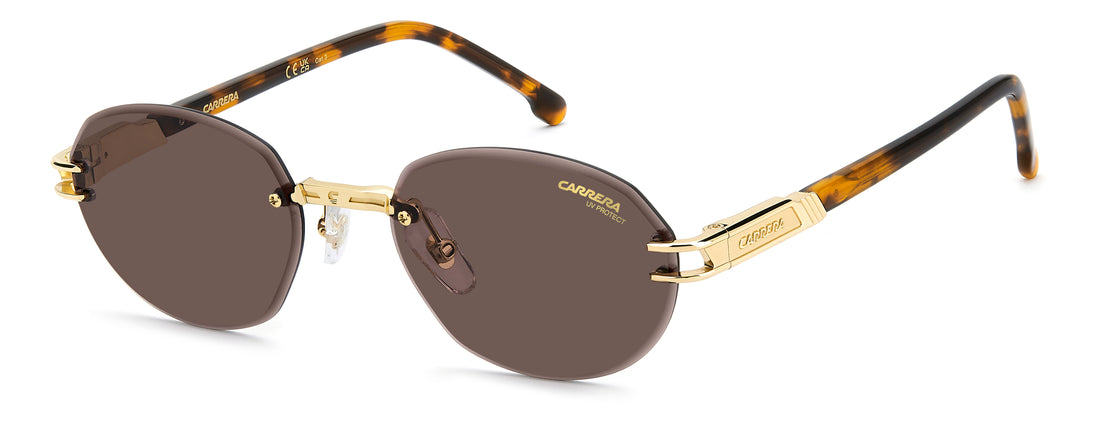 Solbriller carrera 1088/s 06j 70 dorado oval femenino størrelse 53mm - Hovedvisning