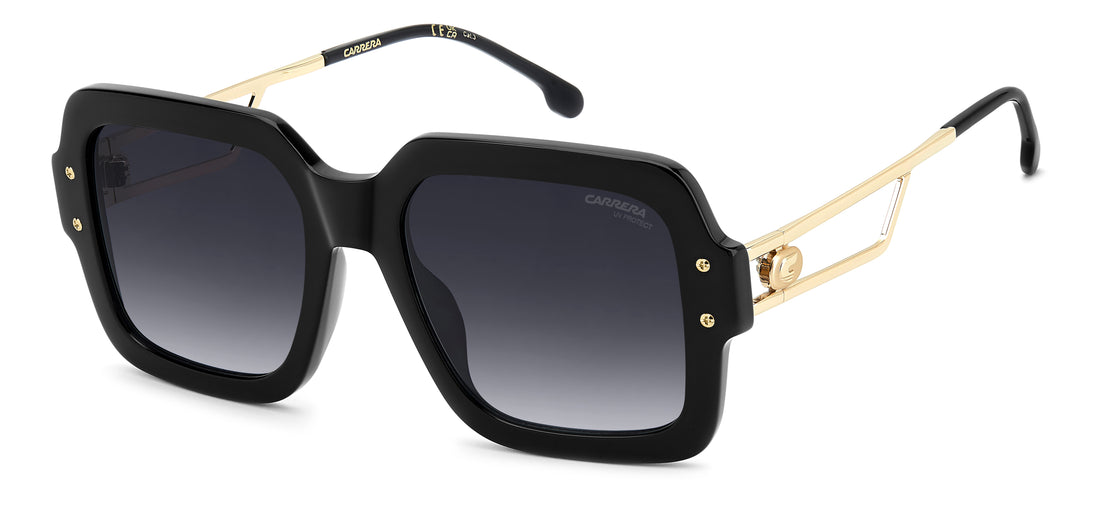Solbriller carrera 3104/s 807 9o negro square femenino størrelse 55mm - Hovedvisning
