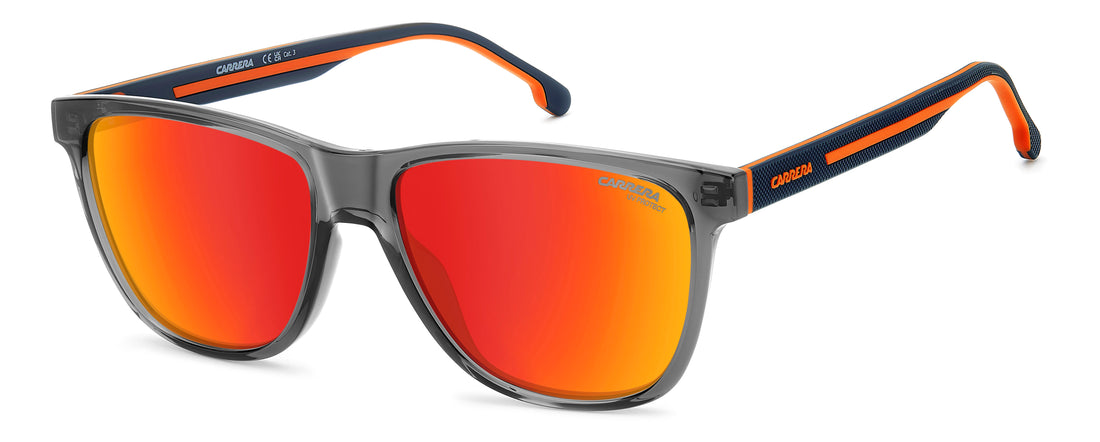 Solbriller carrera c sport 20/s m9l uz gris rectangular masculino størrelse 57mm - Hovedvisning