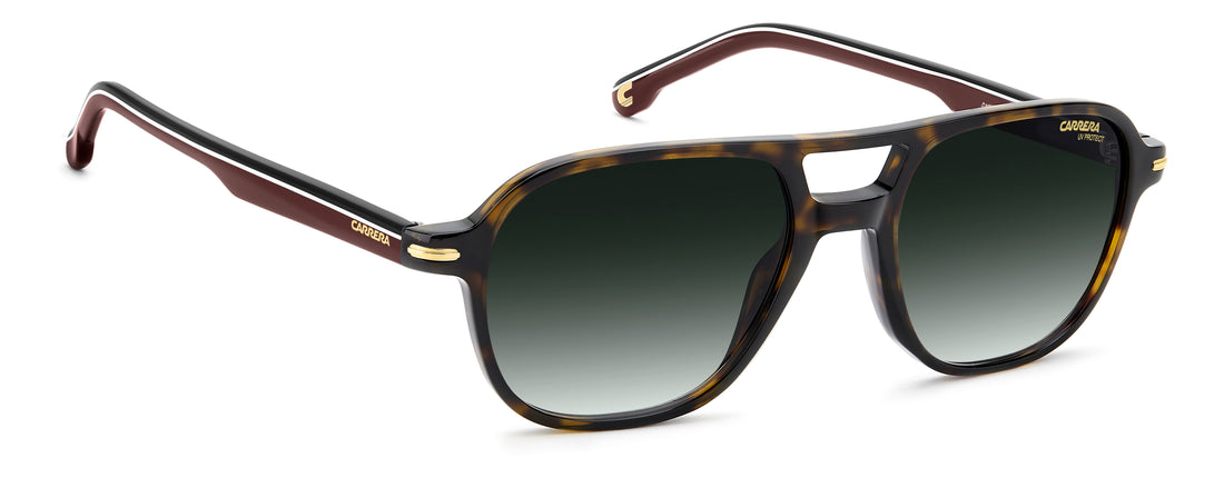 Solglasögon carrera 392/s 086 9k havana rectangular masculino storlek 54mm - Detaljvy