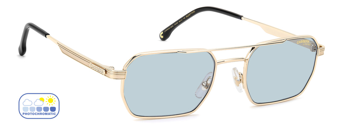 Solglasögon carrera 389/s j5g sd dorado rectangular masculino storlek 54mm - Detaljvy