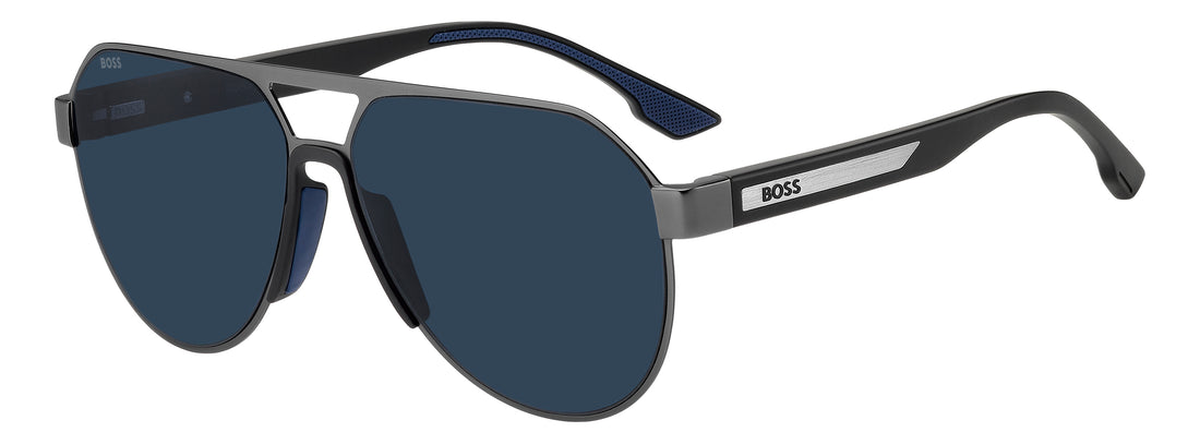 Solbriller hugo boss boss 1989/s r80 ku plateado pilot masculino størrelse 60mm - Hovedvisning