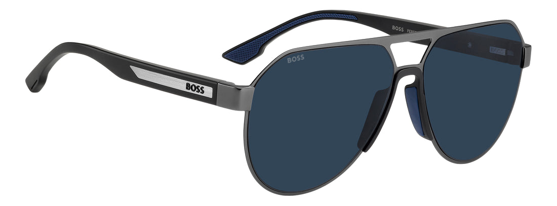 Solbriller hugo boss boss 1989/s r80 ku plateado pilot masculino størrelse 60mm - Detaljeret visning