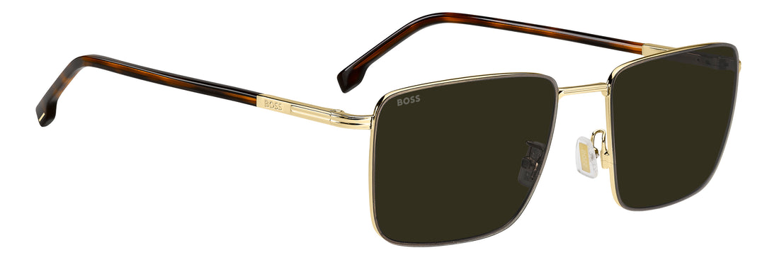 Solbriller hugo boss boss 2007/g/s j5g 70 dorado rectangular masculino størrelse 57mm - Detaljeret visning