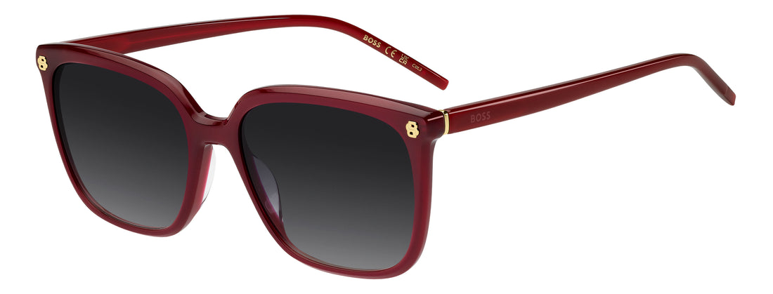 Solbriller hugo boss boss 2016/g/s lhf 9o burdeos square femenino størrelse 56mm - Hovedvisning