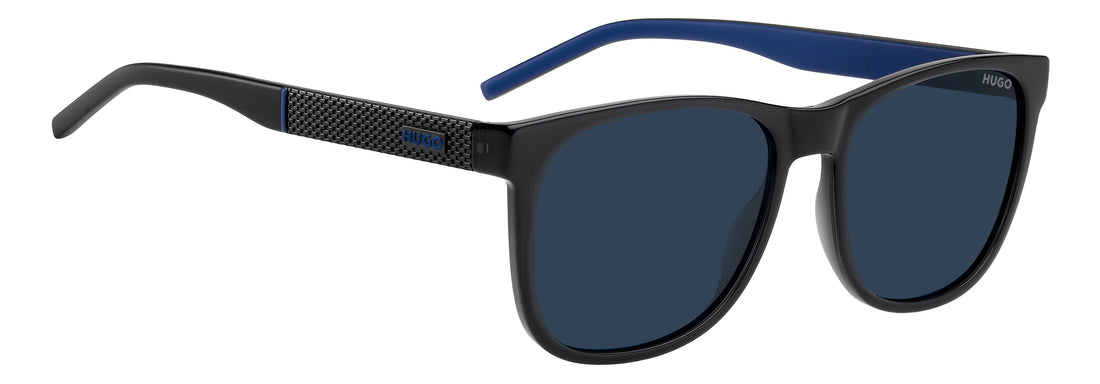 Gafas de sol hugo hg 1417/s kb7 ku gris rectangular masculino talla 56mm - Vista de detalle