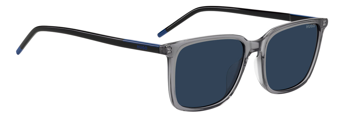 Gafas de sol hugo hg 1423/g/s kb7 ku gris rectangular masculino talla 56mm - Vista de detalle