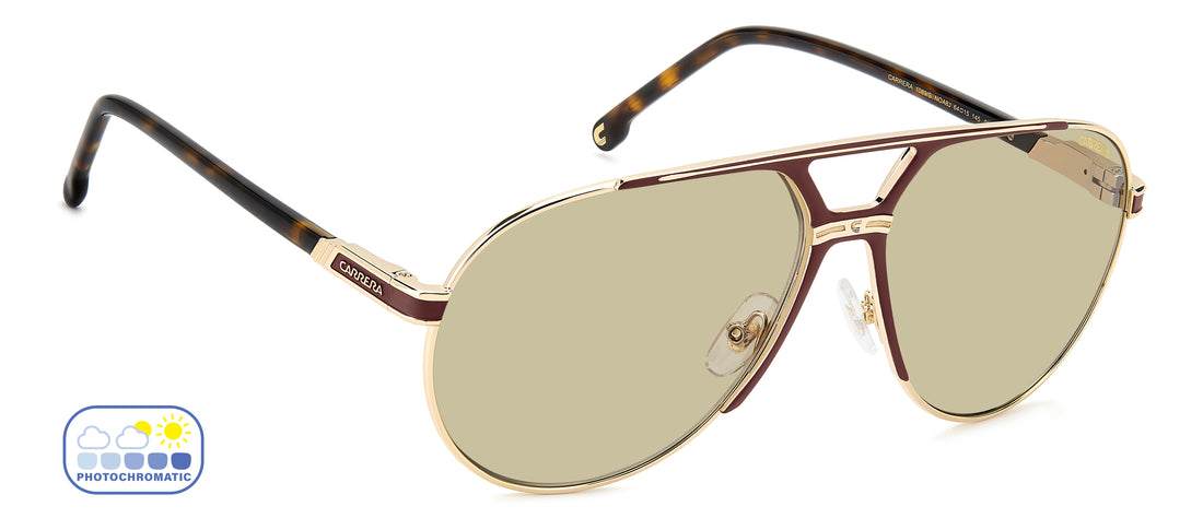 Solglasögon carrera 1089/s noa 8j dorado pilot masculino storlek 64mm - Detaljvy