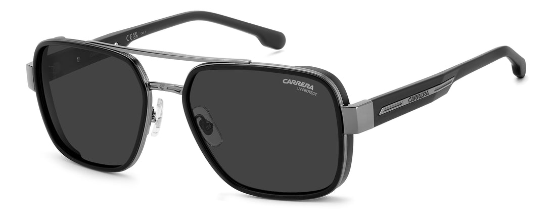 Solbriller carrera 1092/s rzz ir negro rectangular masculino størrelse 58mm - Hovedvisning
