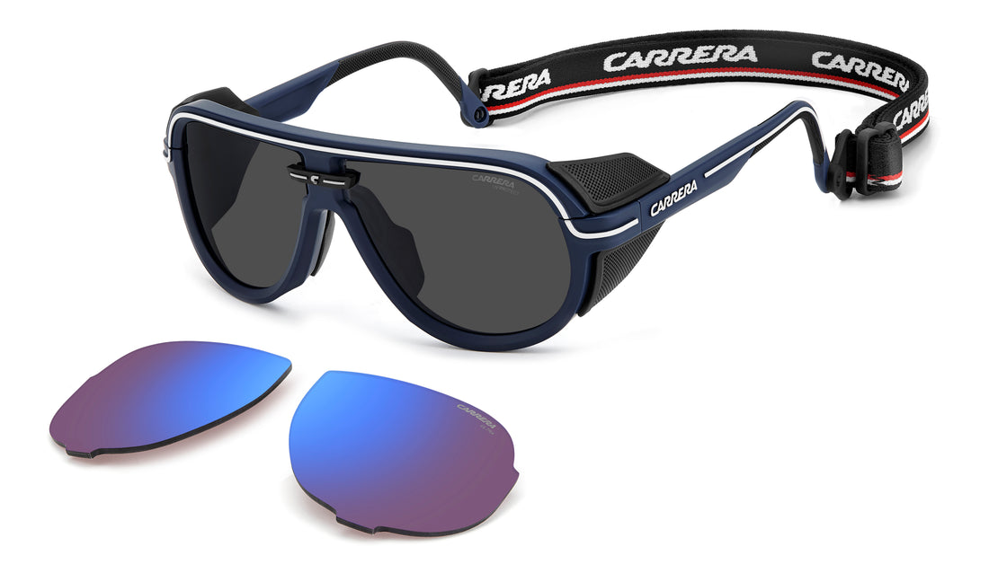 Solglasögon carrera everest/s fll ir azul rectangular masculino storlek 59mm - Huvudvy