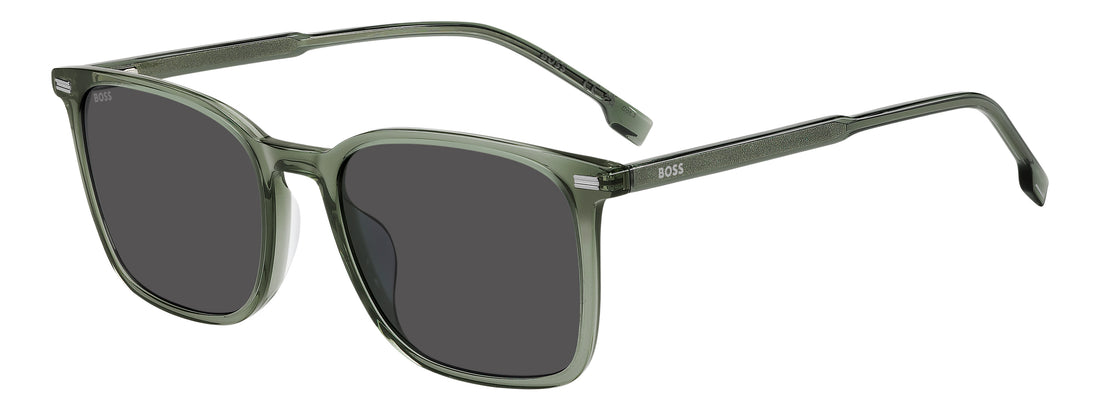 Solbriller hugo boss boss 2004/g/s 1ed ir verde rectangular masculino størrelse 55mm - Hovedvisning