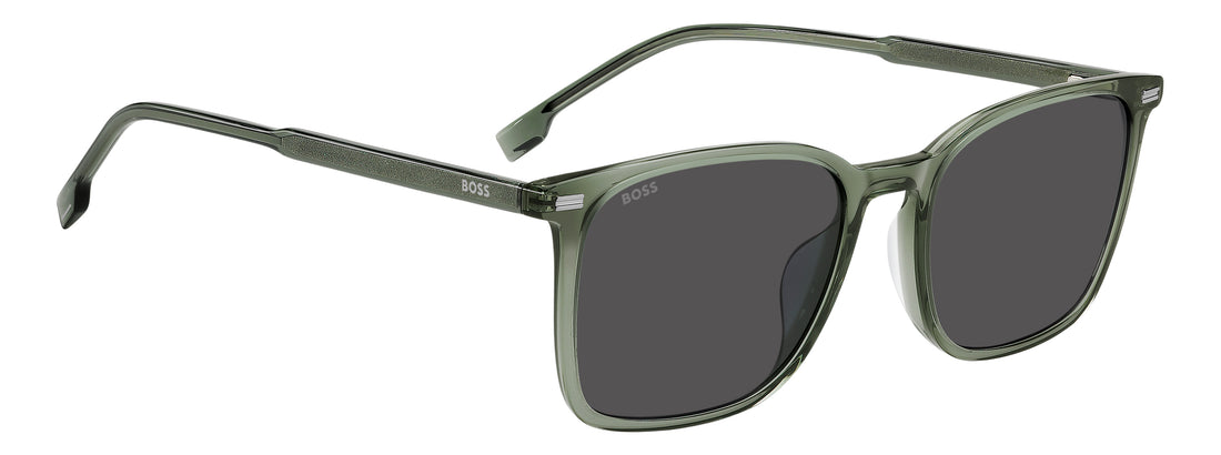 Solbriller hugo boss boss 2004/g/s 1ed ir verde rectangular masculino størrelse 55mm - Detaljeret visning
