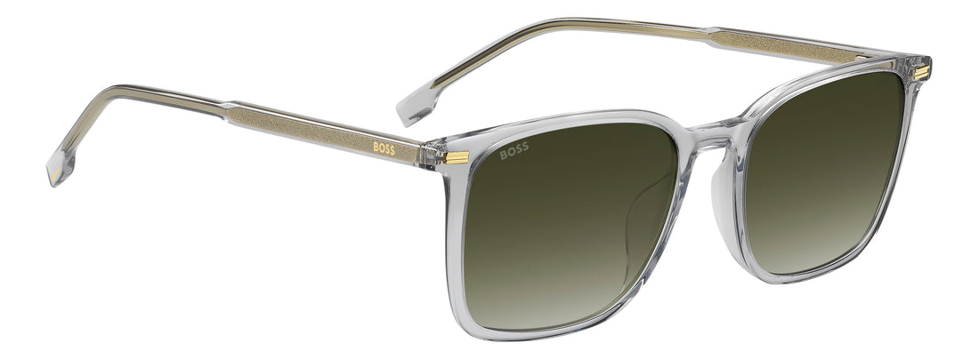 Solbriller hugo boss boss 2004/g/s kb7 9k gris rectangular masculino størrelse 55mm - Detaljeret visning
