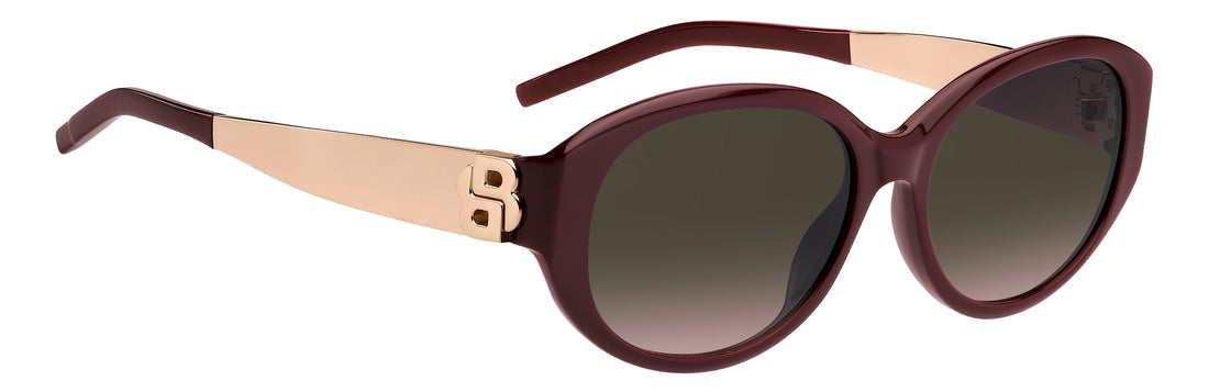 Solbriller hugo boss boss 2015/s lhf m2 burdeos oval femenino størrelse 56mm - Detaljeret visning