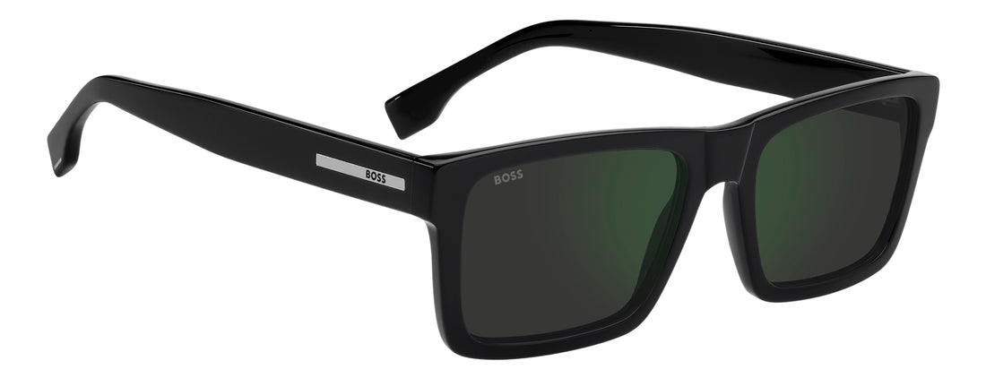Solglasögon hugo boss boss 1983/s 807 i8 negro rectangular masculino storlek 56mm - Detaljvy