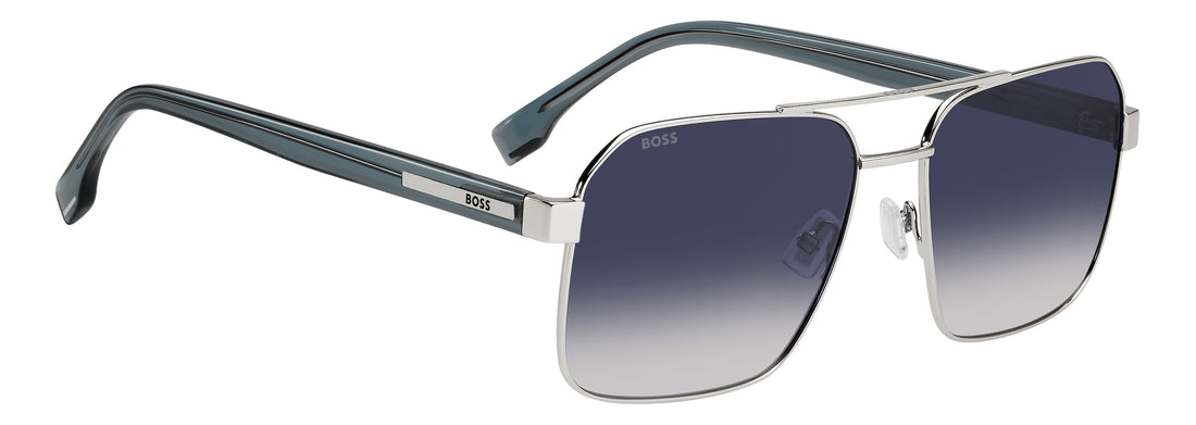Solglasögon hugo boss boss 1985/s 010 08 plateado square masculino storlek 59mm - Detaljvy