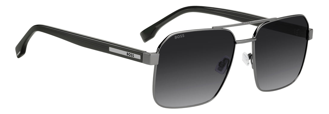 Solglasögon hugo boss boss 1985/s kj1 9o plateado square masculino storlek 59mm - Detaljvy