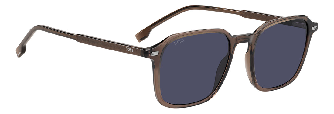 Solglasögon hugo boss boss 2003/s 09q ku marron rectangular masculino storlek 53mm - Detaljvy