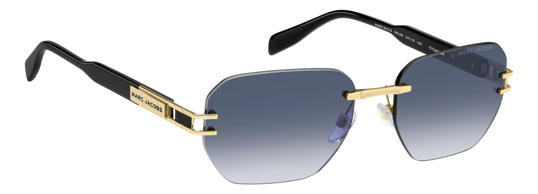 Sonnenbrillen marc jacobs marc 944/s rhl 08 dorado rectangular masculino größe 58mm - Detailansicht
