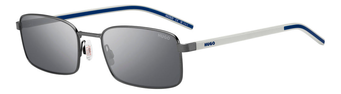 Gafas de sol hugo hg 1434/s r80 t4 plateado rectangular masculino talla 57mm - Vista principal